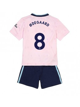 Arsenal Martin Odegaard #8 Ausweichtrikot für Kinder 2022-23 Kurzarm (+ Kurze Hosen)